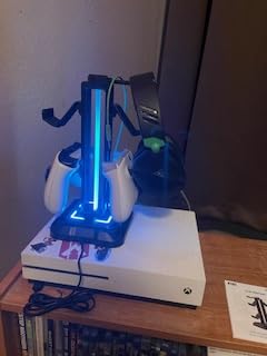 KDD RGB Headset Stand with 9 Light Modes - Controller Holder for Desk, Rotatable Headphone Stand customer photo 1