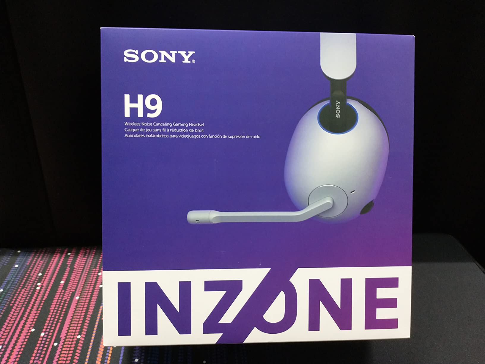 Sony INZONE H9 Gaming Headset, Wireless Noise Canceling Bluetooth Headset with Microphone, 360 Spatial Sound, for PC and PS5 (WH-G900N), Black customer photo 1
