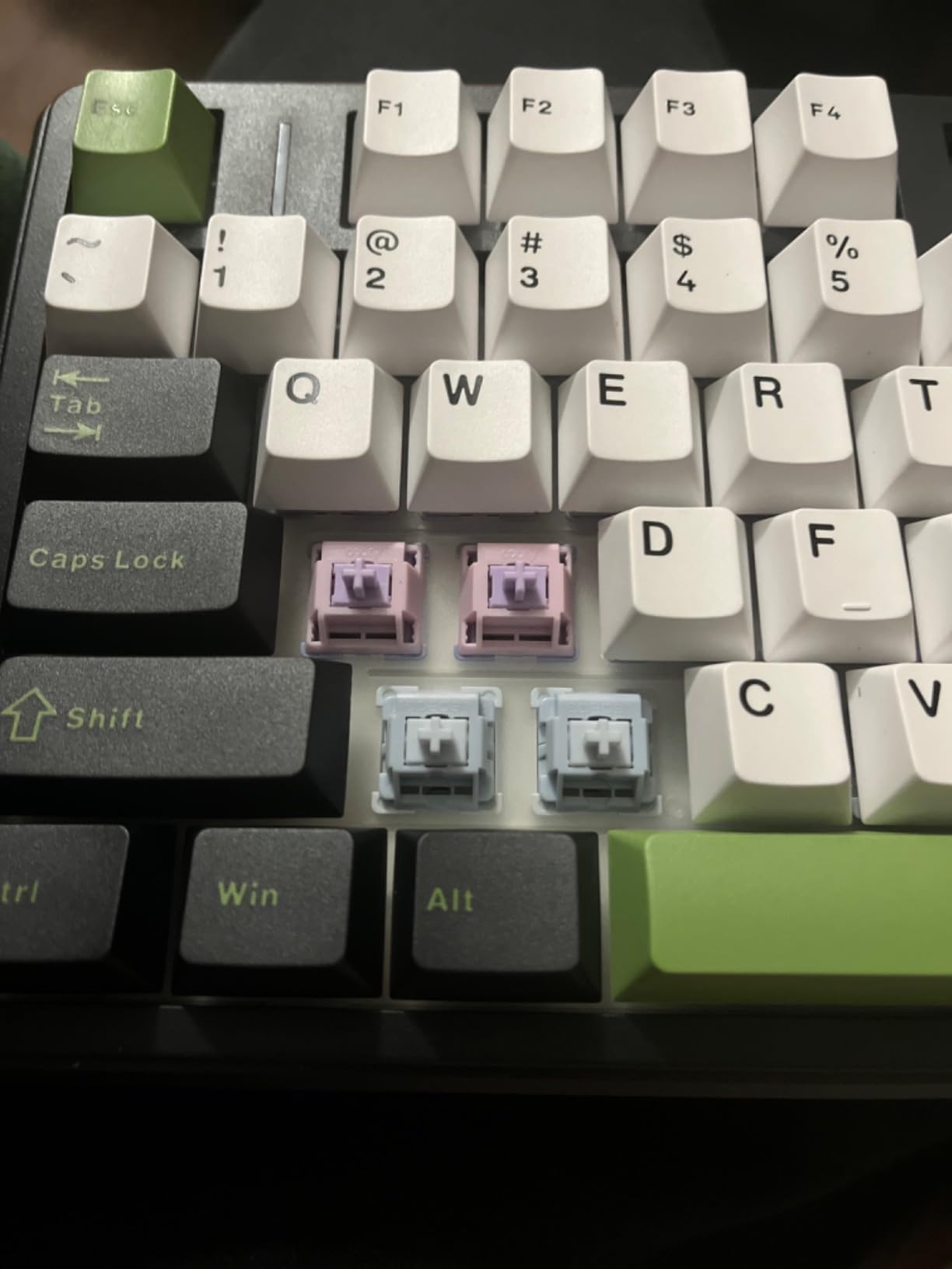 Akko V3 Fairy Linear Silent Keyboard Switch for Mechanical Gaming Keyboard, 5-Pin 50gf Quiet Pre-Lubed Switches (45pcs) customer photo 2