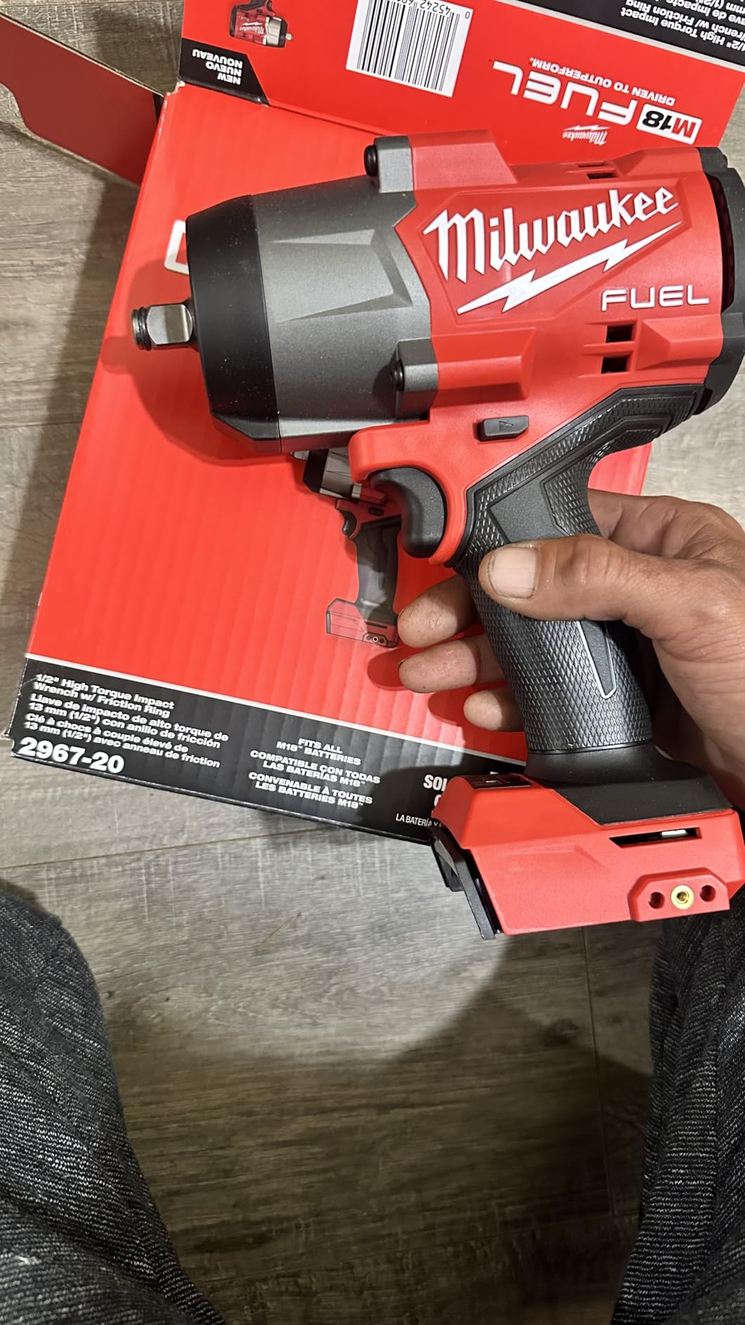 Milwaukee Electric M18 Fuel 1/2 HIGH Torque Impact Wrench with Friction Ring customer photo 2