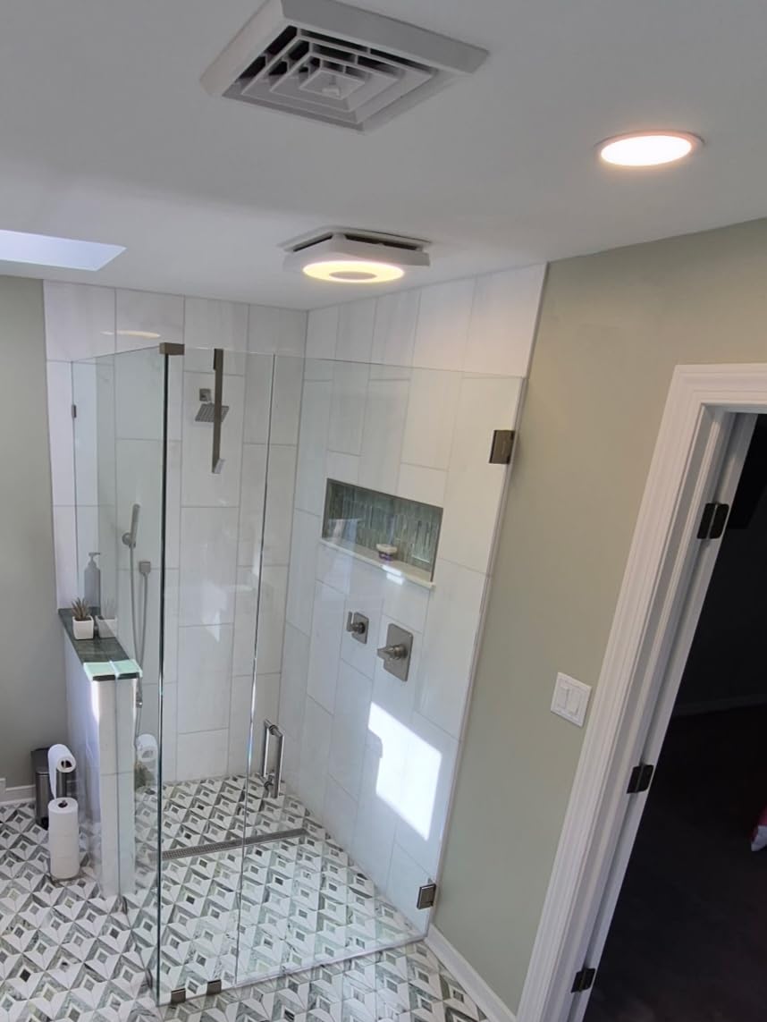 OREiN 3-in-1 Bathroom Exhaust Fan with Light & Humidity Sensor, 160 CFM, 1.0 Sone, Auto-On at 60% Humidity, ENERGY STAR customer photo 1