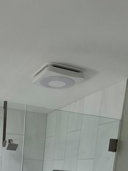 OREiN 3-in-1 Bathroom Exhaust Fan with Light & Humidity Sensor, 160 CFM, 1.0 Sone, Auto-On at 60% Humidity, ENERGY STAR customer photo 2