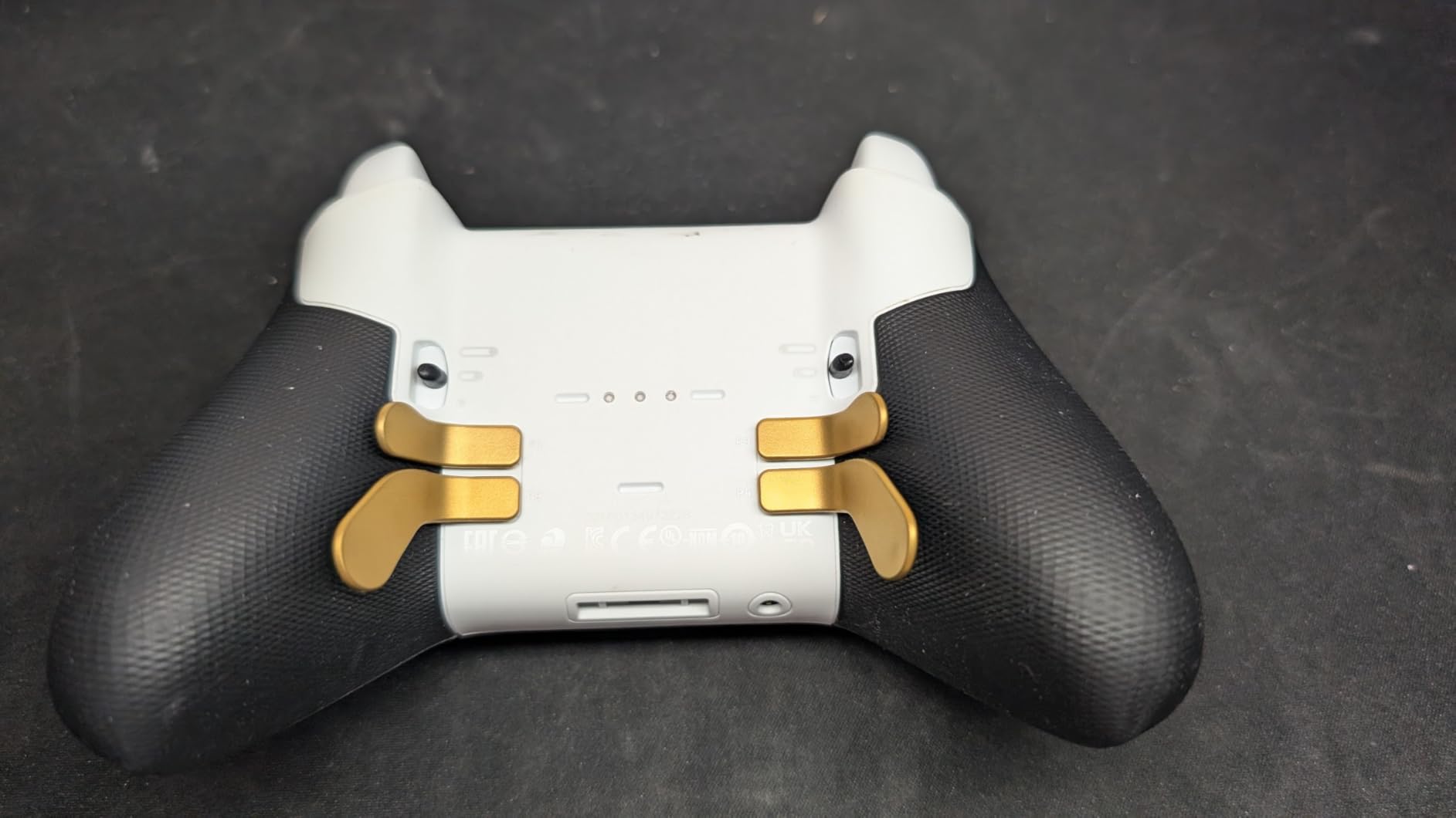 Mcbazel Xbox Controller Metal Stainless Steel Trigger Paddles - Replacement Parts Accessories Kit for Elite/Elite 2 Controller - 4 Pcs (Gold) customer photo 1