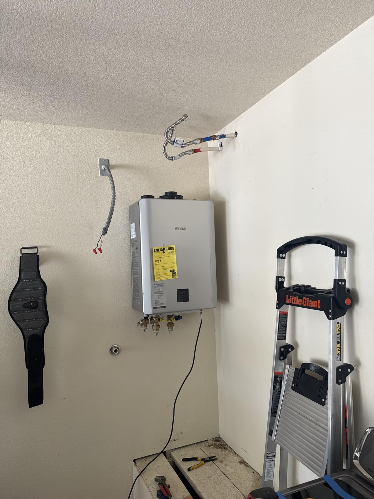 NEW Rinnai RXP160iN Condensing Smart Sense Natural Gas or Propane Tankless Water Heater, Indoor or Outdoor Water Heater, Up to 9 GPM, 160,000 BTU, with Recirculation Pump customer photo 1