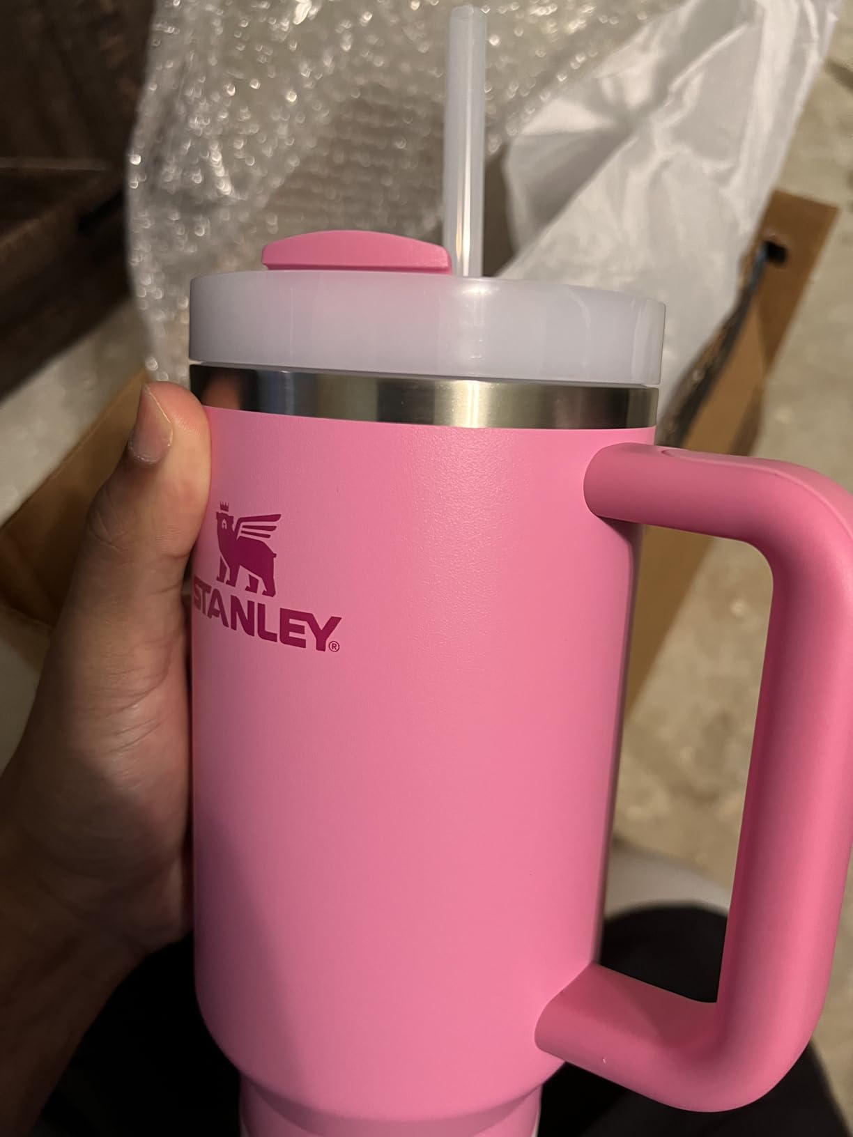 STANLEY Quencher H2.0 Tumbler with Handle and Straw 30 oz | Flowstate 3-Position Lid | Cup Holder Compatible for Travel | Insulated Stainless Steel Cup | BPA-Free | Rose Quartz 2.0 customer photo 2