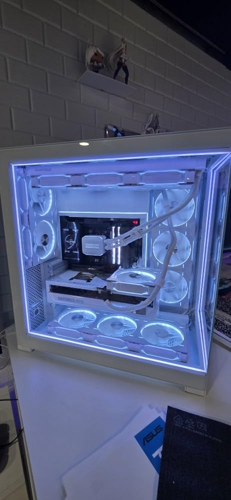 Phanteks NV9 Premium DRGB Kit, 4X D/A-RGB LED modules for NV9 Outer Frame, 1x D/A-RGB Power hub Included (Black) customer photo 2