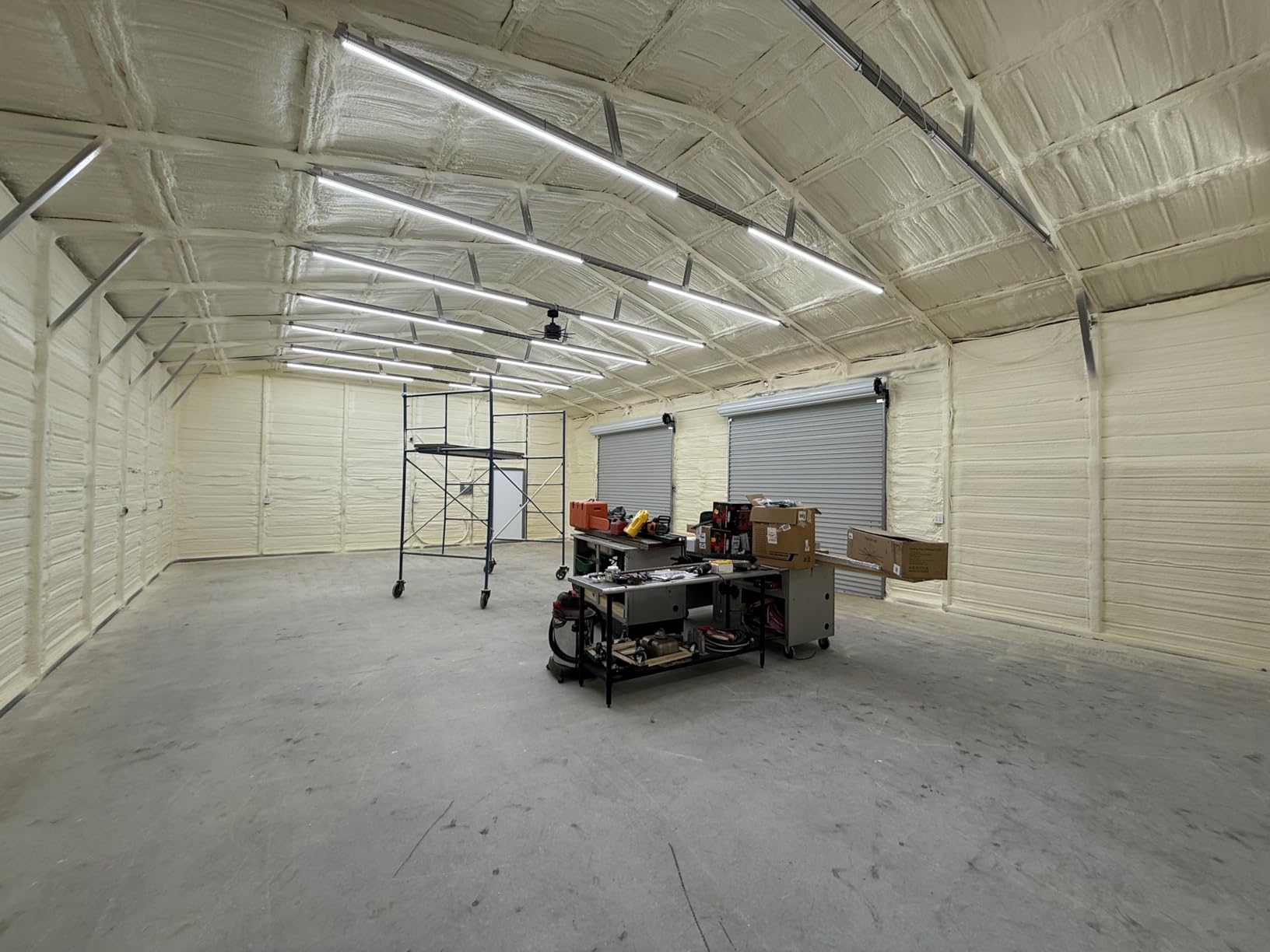 BlueTex Roll Up Garage Door Insulation Kit for Cooling Down Metal Buildings - Easy to Install Complete Insulation for 2 Garage Doors Up to 10'x10' or Large Single Door (10'x10' - 2 Doors) customer photo 1