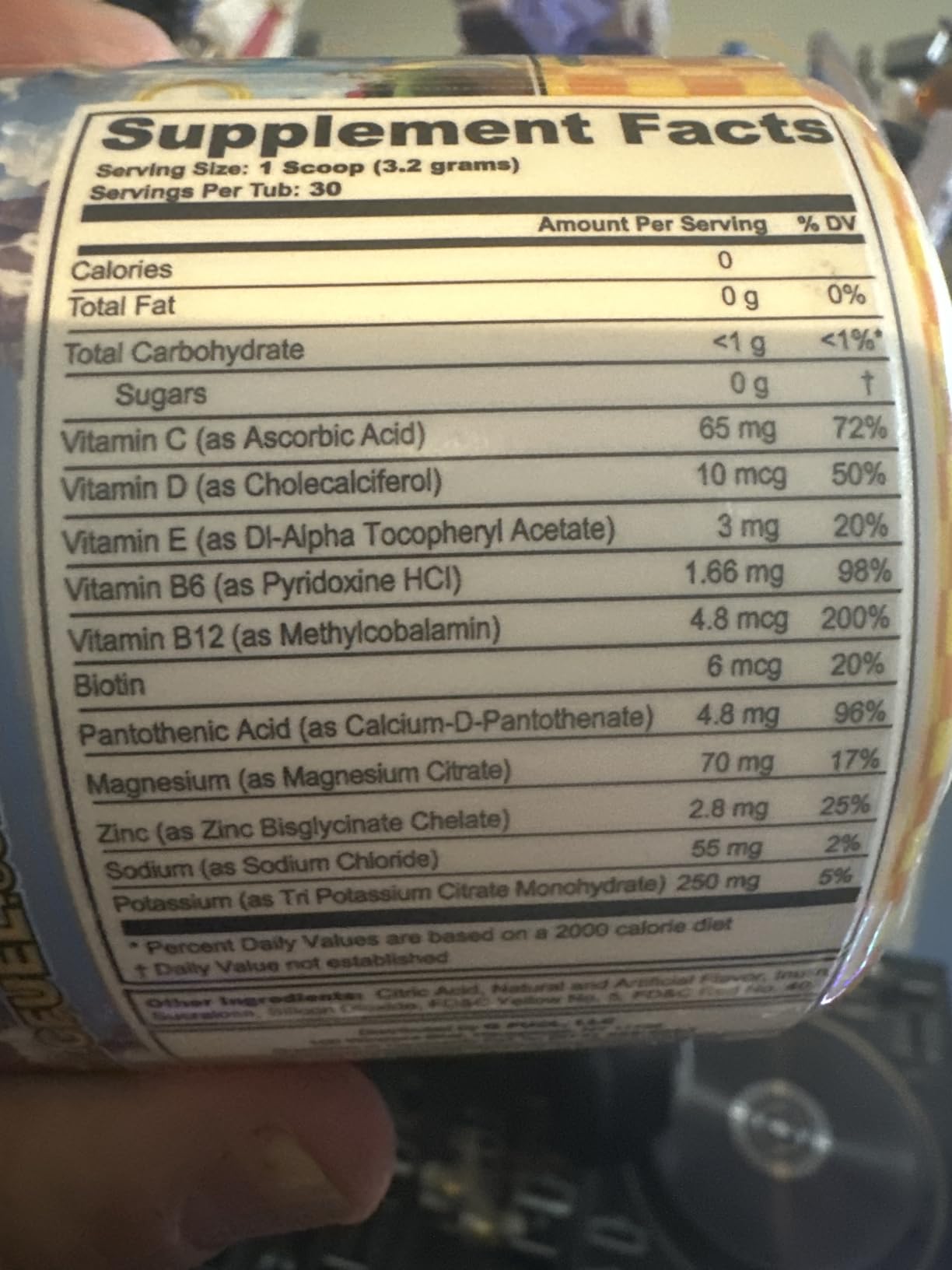 G Fuel Sonic's Peach Rings Supreme Hydration, Electrolyte Powder Mix for Energy & Focus, Sugar and Caffeine Free Supplement with Essential Vitamins & Minerals, Peach Rings Flavor, 3.4 oz - 30 Servings customer photo 2