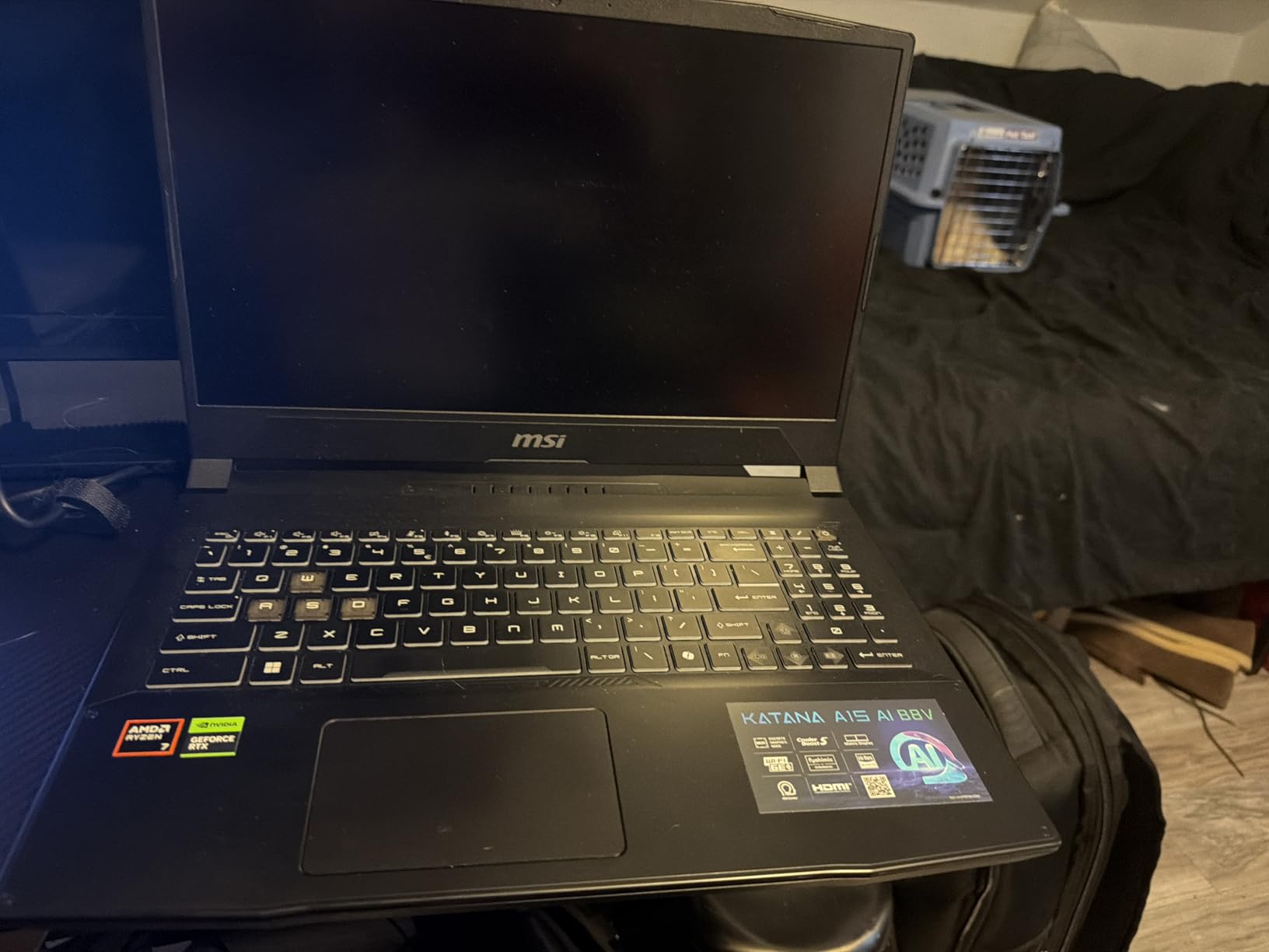 MSI Katana A15 AI Gaming Laptop 15.6 inch QHD 165Hz - Ryzen 9-8945HS, RTX 4070, 32GB DDR5, 1TB SSD, Cooler Boost 5 customer photo 1