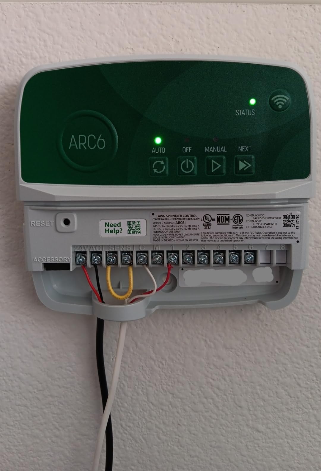 Rain Bird ARC6 App-Based Indoor Smart WiFi Irrigation Sprinkler Timer/Controller, 6-Zone/Station, EPA WaterSense Certified, Compatible with Alexa, Indoor 6-Station customer photo 2