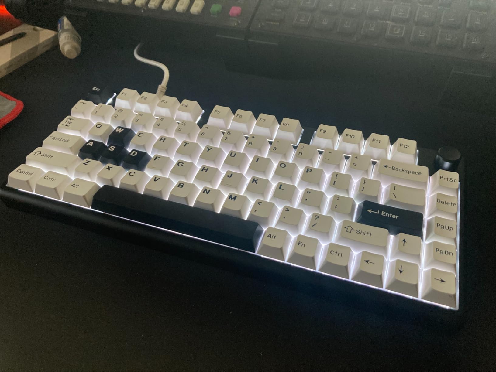 Blue Samurai PBT Double Shot Custom Keycap Set, 174 Keys Retro Gaming Key Caps Cherry Profile Keycaps for 61/64/68/84/87/100/104/108 Mechanical Keyboard customer photo 1