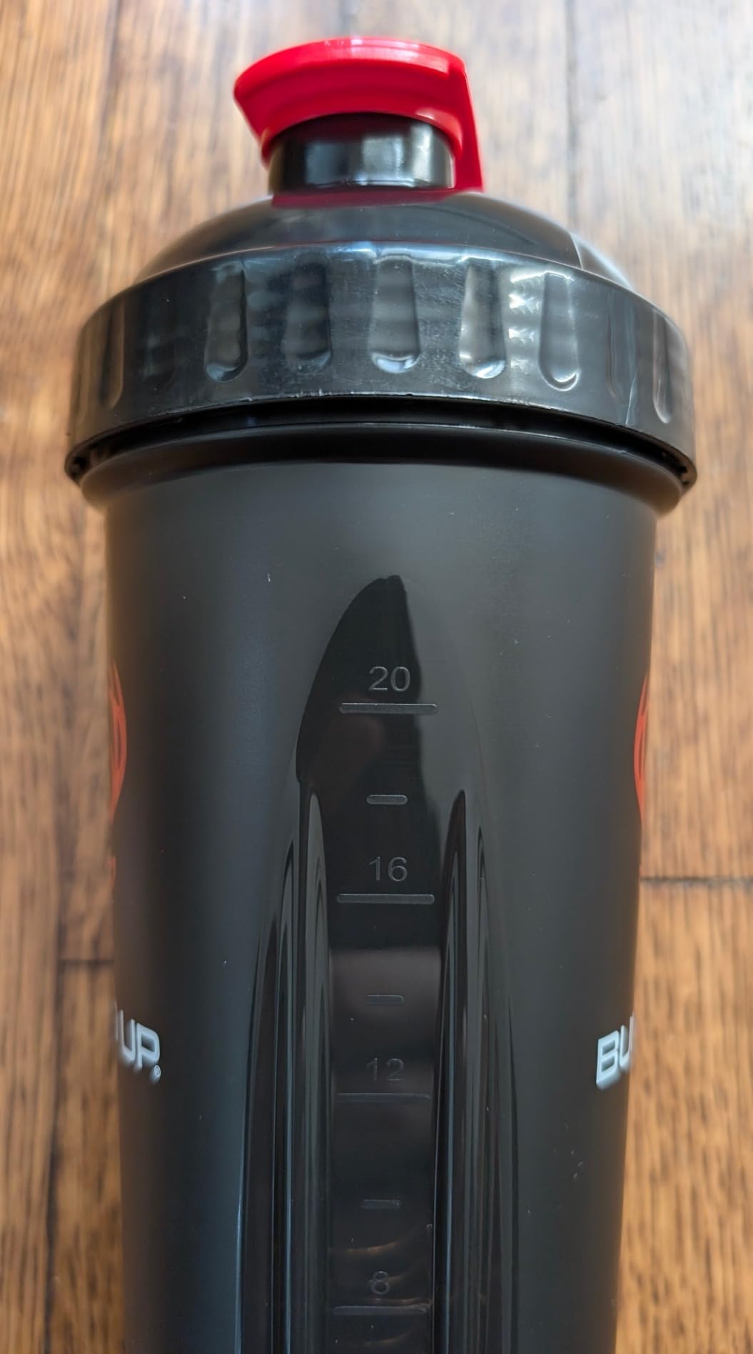 Bucked Up Perfect Shaker Bottle, 28oz, BPA-Free, Dishwasher Safe, Leak-Proof, Red White and Blue USA Flag Design customer photo 1