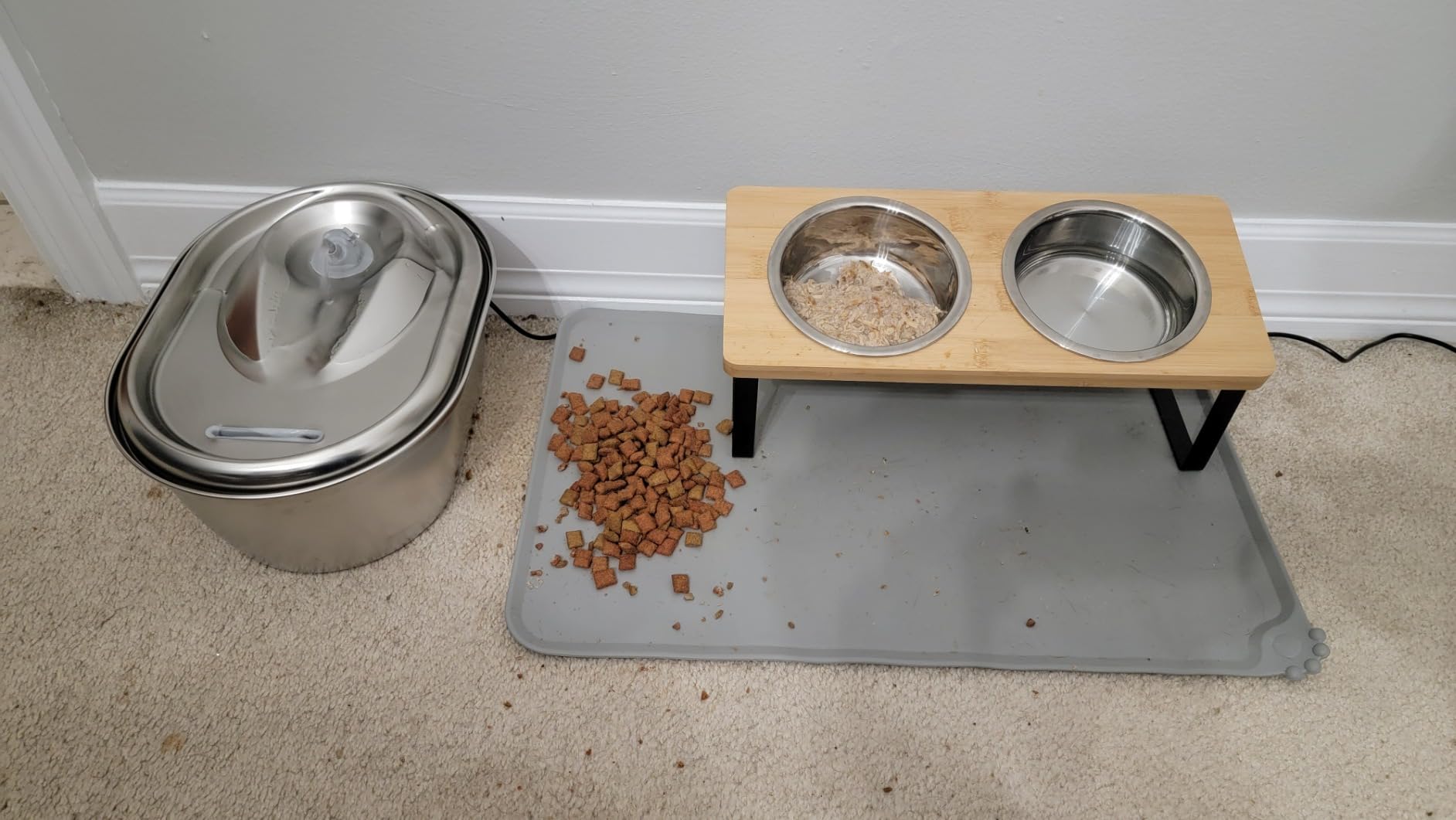 PETLIBRO Stainless Steel Cat Water Fountain, 101oz/3L Pet Water Fountain for Cats Inside, Food-Grade Dog Water Fountain, Automatic Cat Water Dispenser customer photo 2