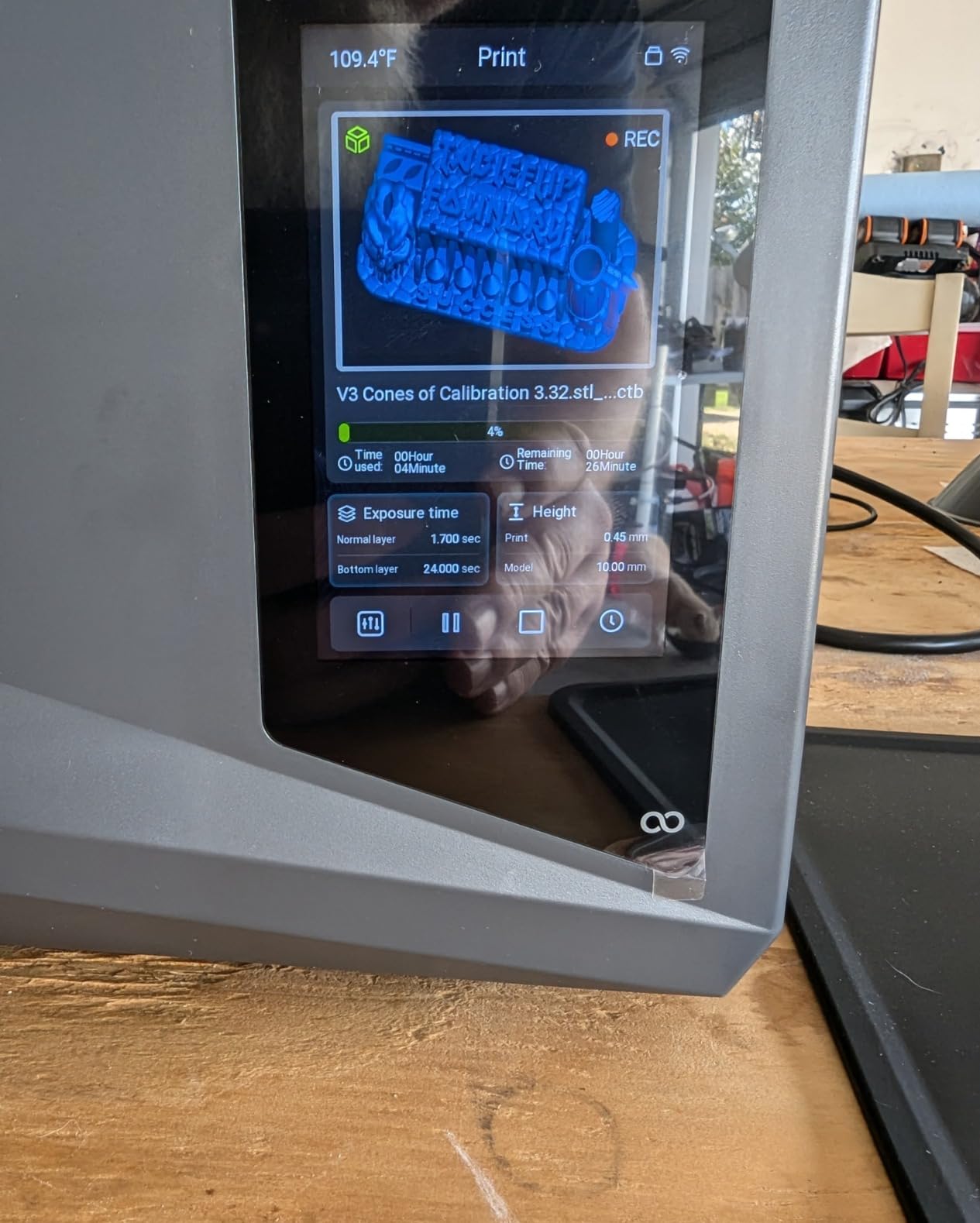 ELEGOO Saturn 4 Ultra 12K Resin 3D Printer, with Smart Automatic Leveling, 10-Inch 12K Monochrome LCD, 150mm/h Faster Printing Speed, 8.62 x 4.84 x 8.66 Inch Printing Size customer photo 2