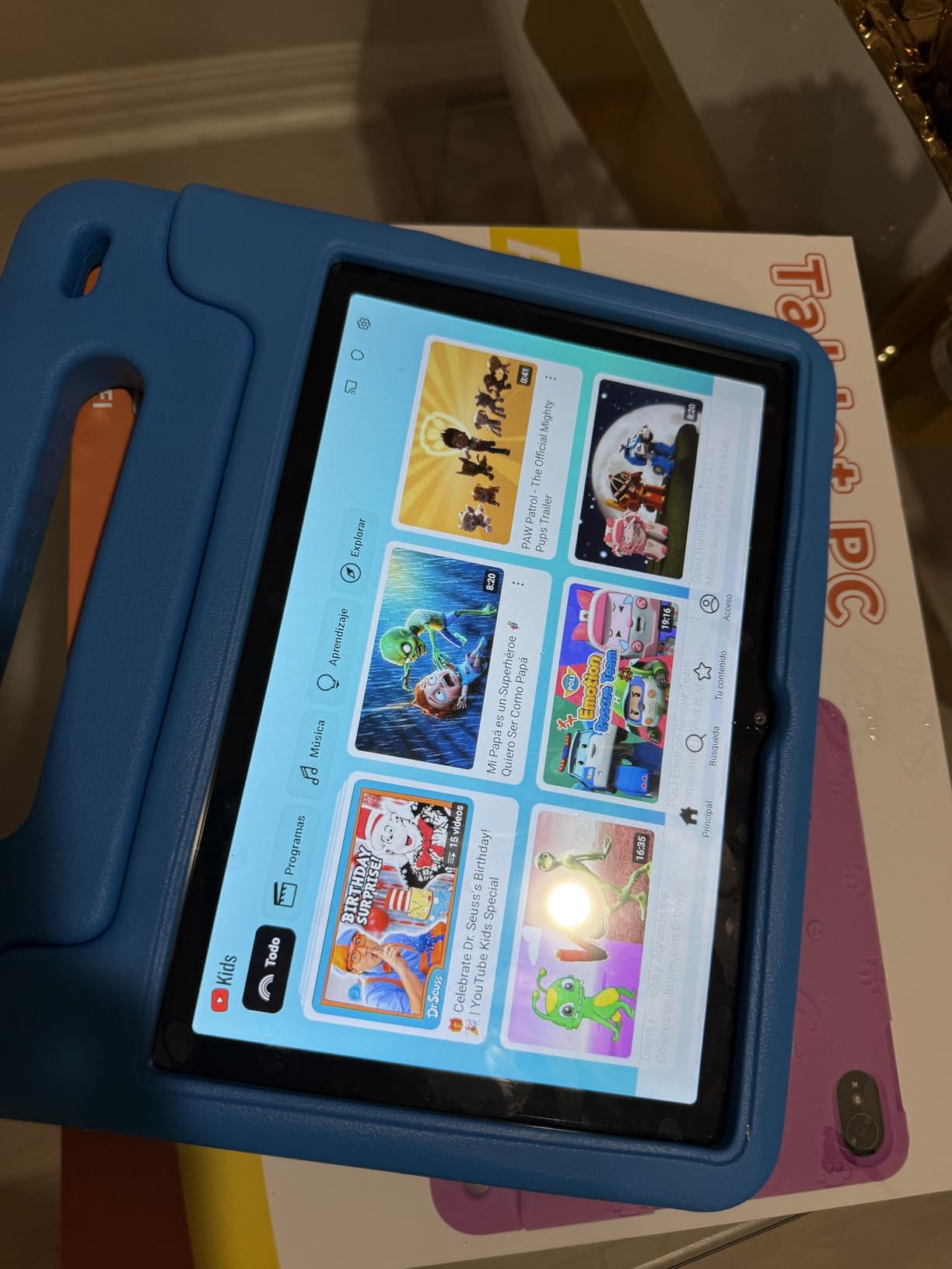 2026 Upgraded Android 15 Tablet, 10 inch Kids Tablet, Octa-core CPU, 10GB+64GB+1TB Expand Tablets for Kids with Kids Space, Parental Control, 6000mAh Big Battery, Blue customer photo 1