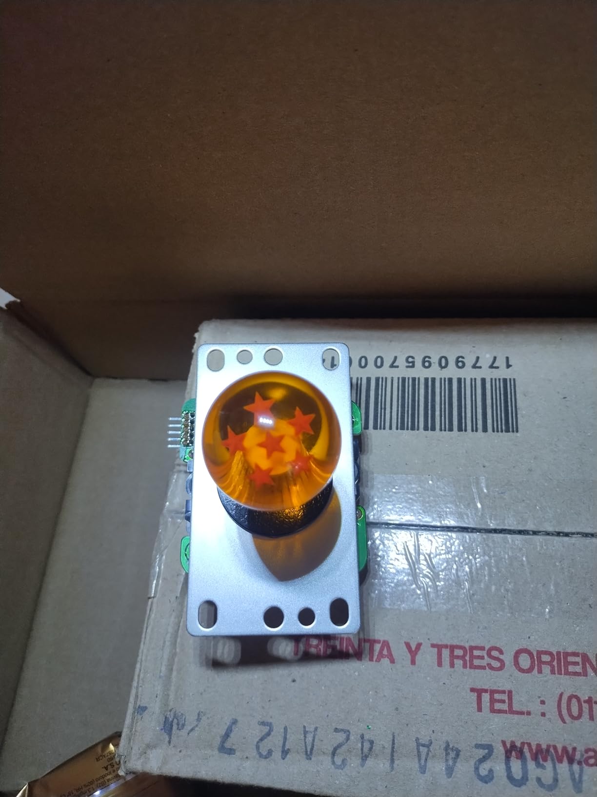 SZJLMKJ Joystick ball top handle Star Balltop Clear Ball Top Handle for ZIPPY SANWA SEIMITSU Hori Crown M6 Joystick (7 stars) customer photo 1