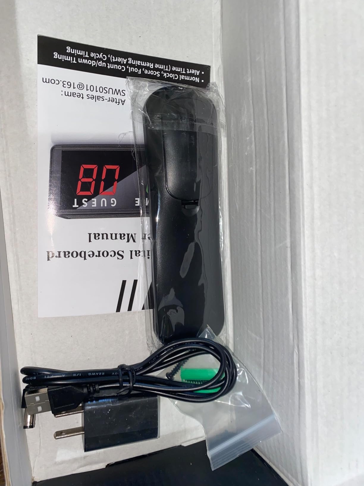 Samshow LED Electronic Scoreboard Digital Score Keeper with Remote & Tripod customer photo 1