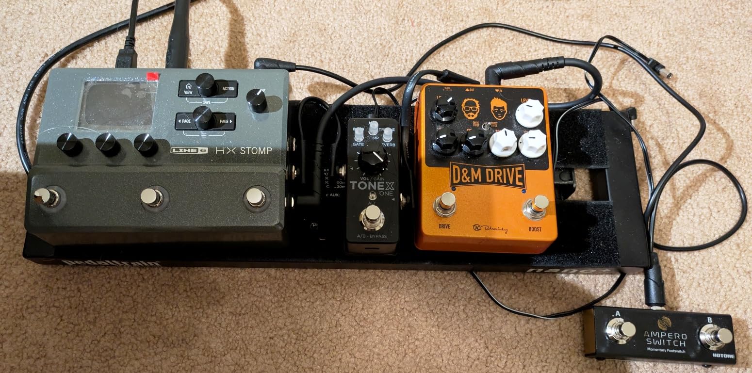 IK Multimedia TONEX One AI MultiFX Micro-Pedal: Tone Model Any Electric Guitar Amp, Guitar Pedal, Distortion Pedal, Overdrive Pedal or Other Guitar Effects customer photo 1