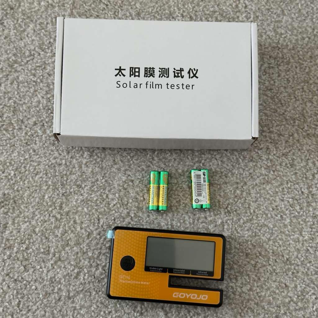 Labs Tint Meter Works on Side Windows, Digital Tint Solar Film Car Transmission Meter with Automatic Calibration, 3-in-1 Solar Film Meter VL UV IR Detection, for Automotive Window Tint Shop Stay Legal customer photo 1