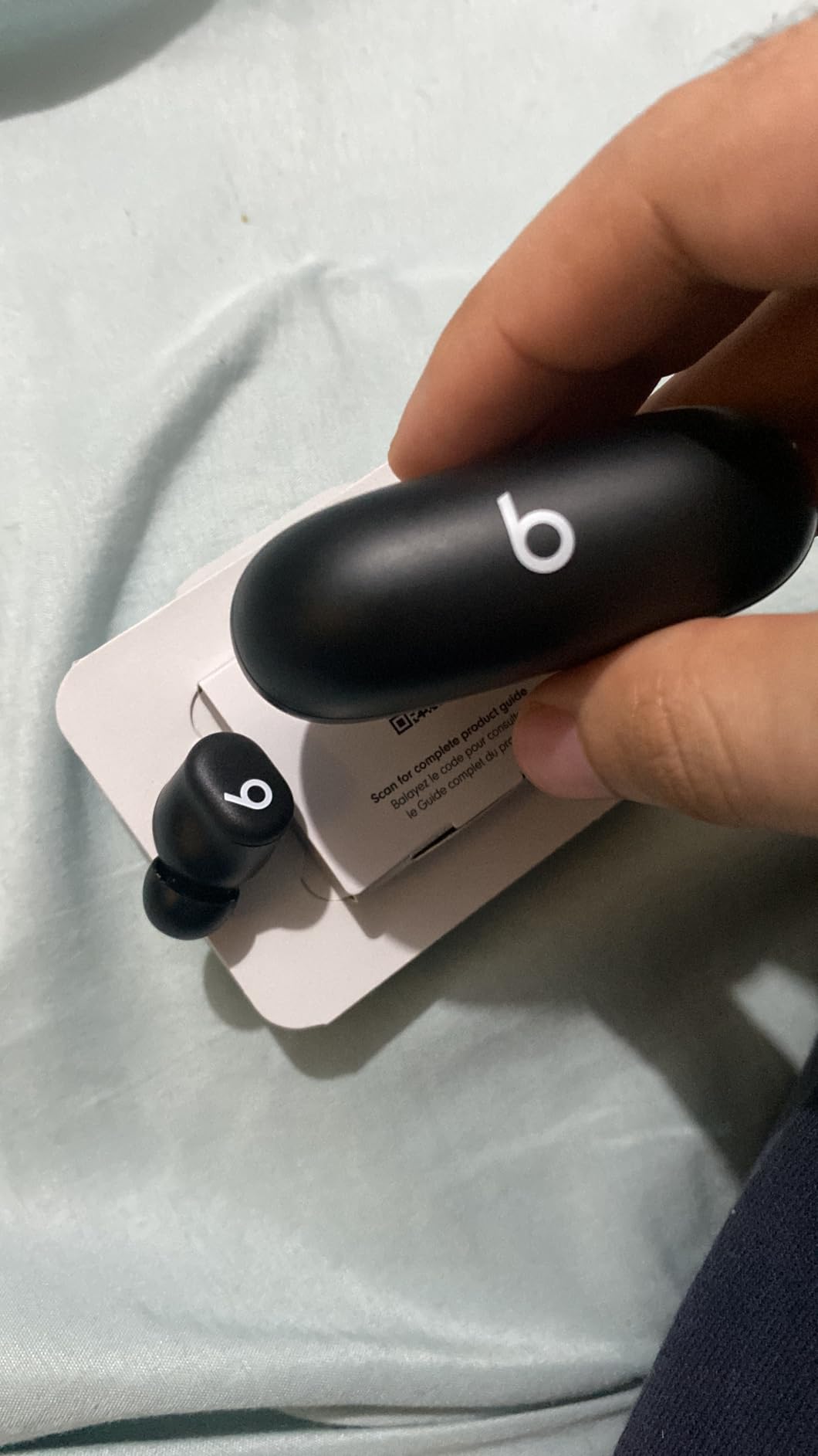 Beats Solo Buds - Wireless Bluetooth Earbuds, 18 Hours of Battery Life, Apple & Android Compatible - Matte Black customer photo 2