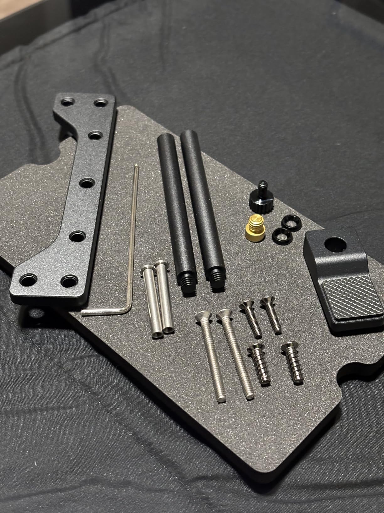 GPU Support Bracket, GPU Holder Stand, Adjustable GPU Sag Bracket Graphics Card Support for 12cm Fan Mount CNC Aluminum (0.63-6.3inch) customer photo 2
