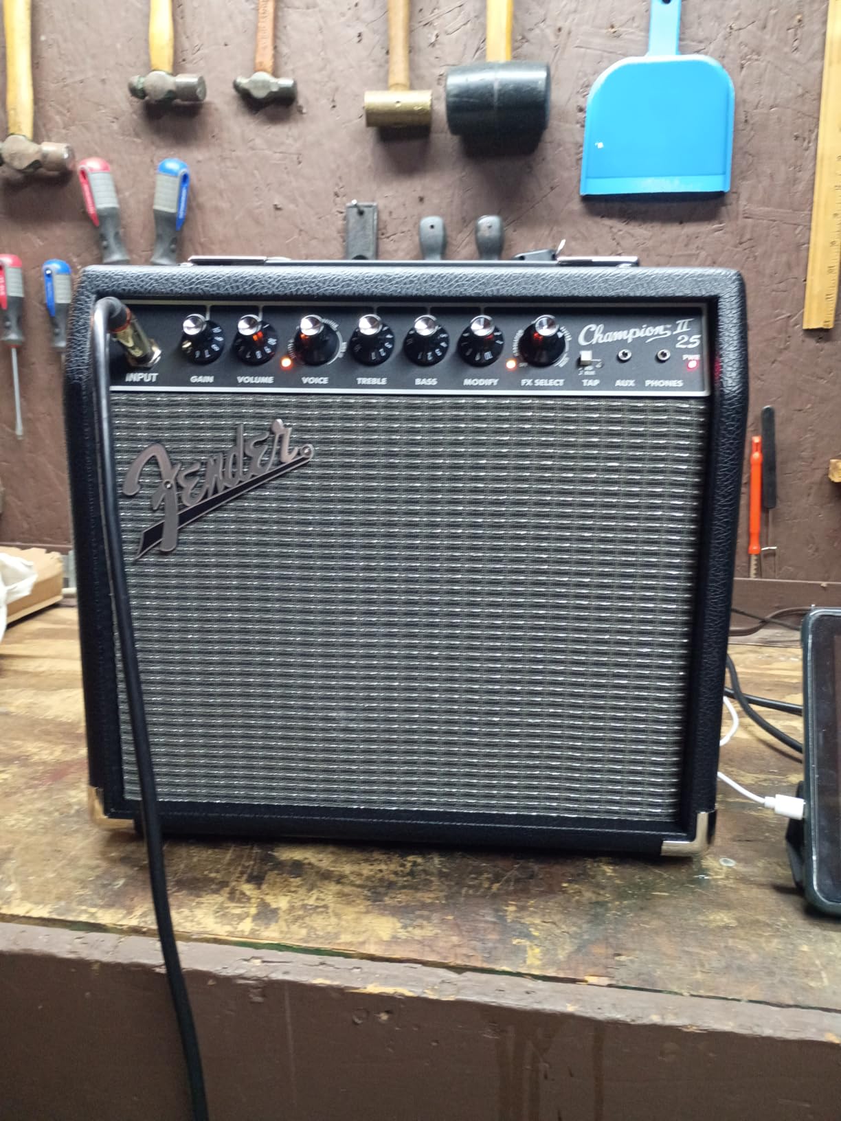 Fender Champion II 50 Electric Guitar Amplifier, 50-Watt 2-Channel Combo Amp with 12