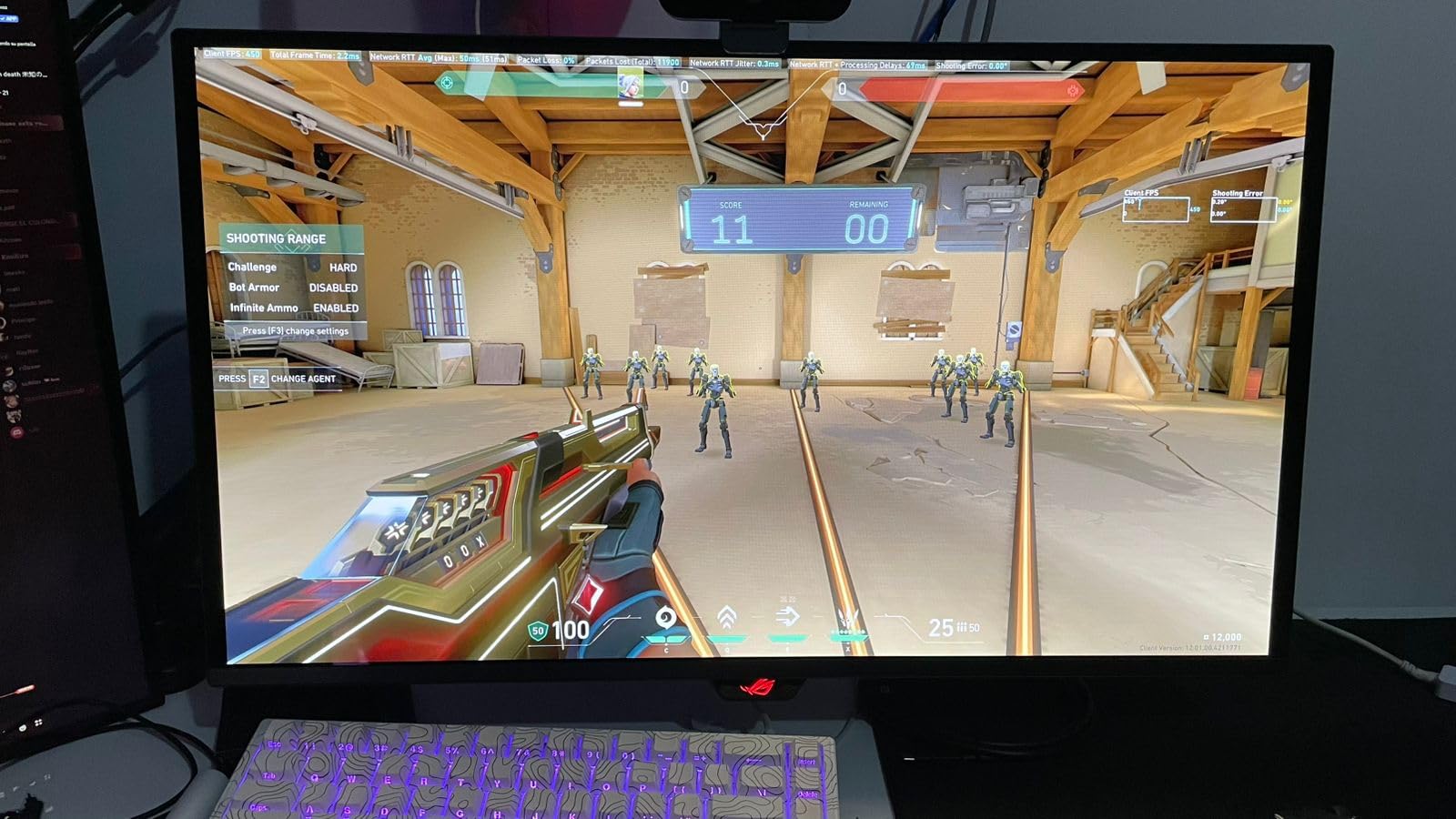 ASUS ROG Strix 26.5 1440P QD-OLED Gaming Monitor (XG27ACDNG) - QHD (2560x1440), 360Hz, 0.03ms, Custom Heatsink, OLED Care+, G-SYNC Compatible, 99% DCI-P3, DisplayWidget, AI Gaming, 3yr Warranty customer photo 1