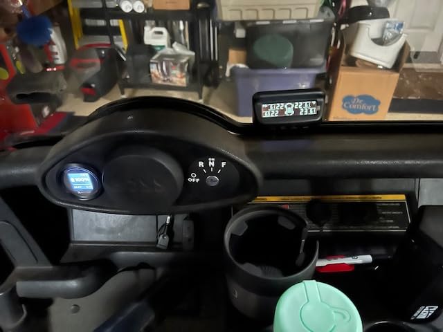 Masoll Tire Pressure Monitoring System, RV/Trailler TPMS with Solar Charging & Auto Calibration, M13 LCD Display tpms 4 sensors (0-87PSI) customer photo 2