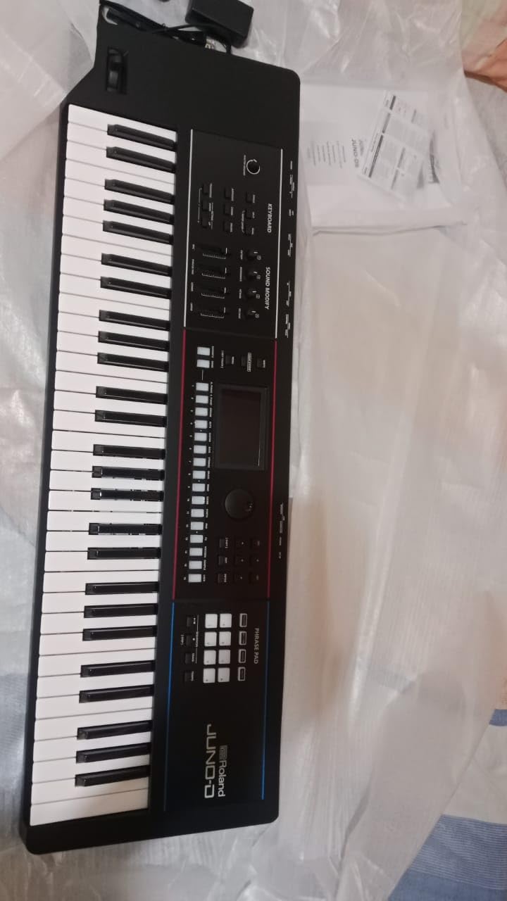 Roland JUNO-D6 Synthesizer | 61-Note Keyboard with Synth Action | ZEN-Core Engine with Over 3800 Onboard Sounds | Intuitive Creative Tools | USB-C Audio/MIDI Interface for Mobile & Computers customer photo 2
