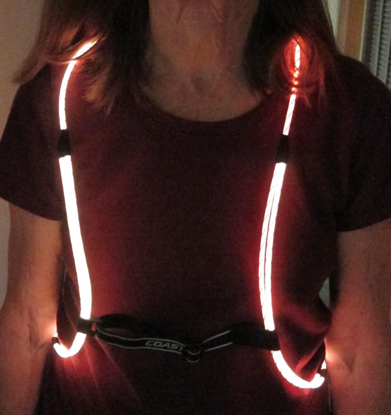 COAST LH150 Version 2.0 Rechargeable LED Hi-Vis Lighted Vest, 6+ Color Modes, Reflective, One Size Fits Most with 18 Hour RUNTIME customer photo 2