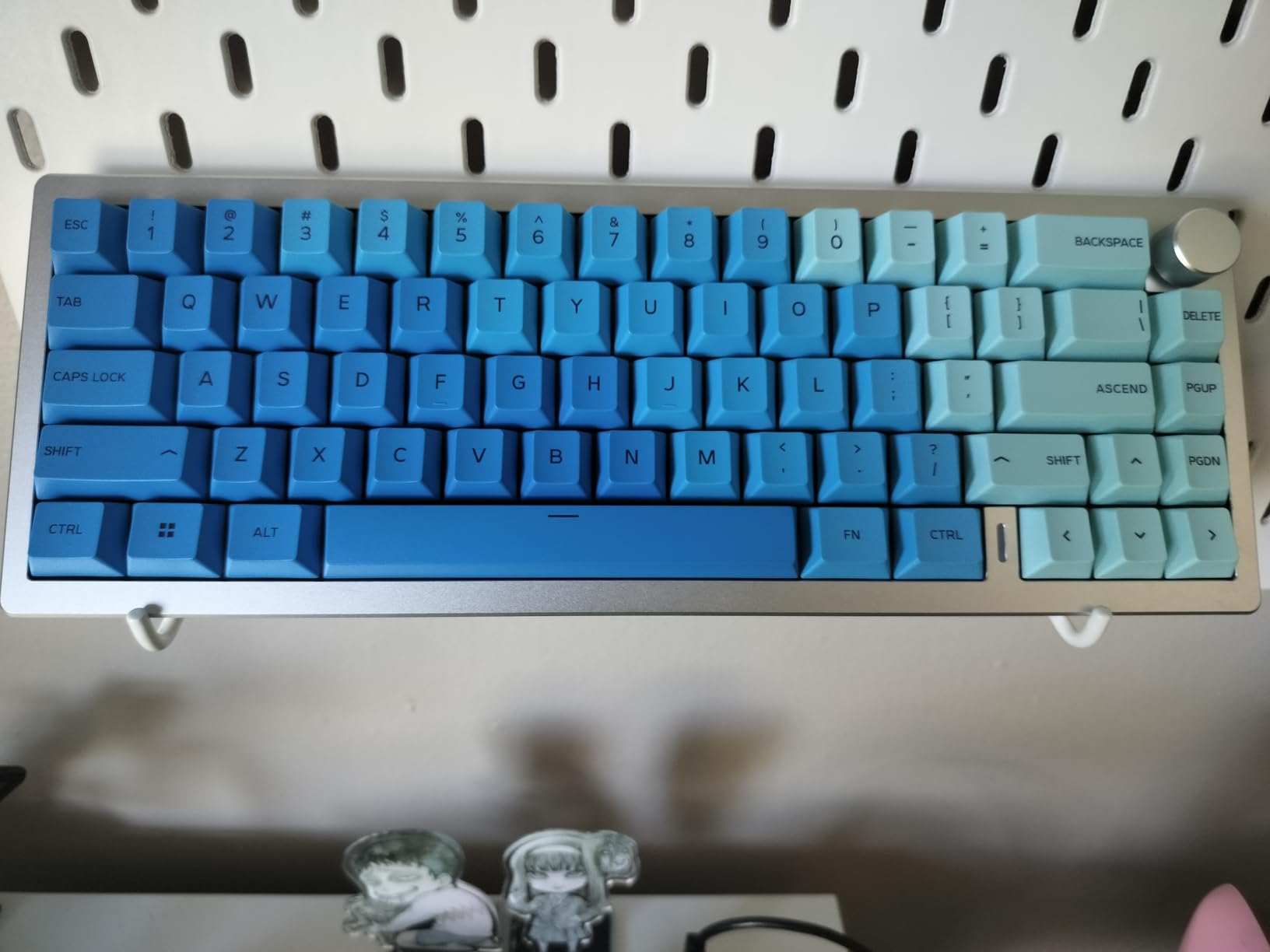 Glorious GPBT Gradient Keycaps for Custom Mechanical Keyboards, No Fade Dye-Sublimated, Fits 100%, 75% 65% 60%, PBT Polymer, Fits ANSI & ISO, Supports Windows & macOS - Nebula customer photo 2