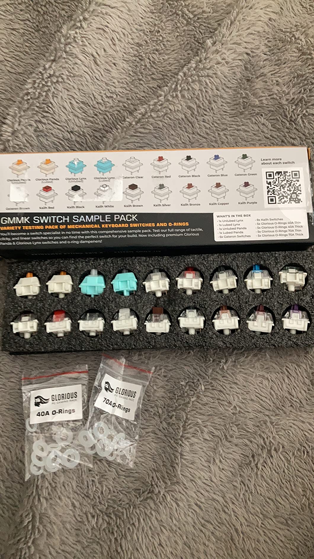 Glorious Panda Silent Tactile Hall-Effect Magnetic Switches (36-Pack), Pre-Lubed, HE Hot-Swap Compatible customer photo 2