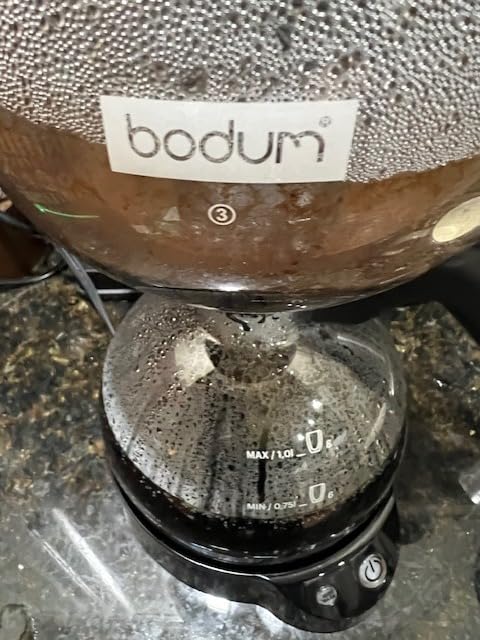Bodum 34oz ePebo Electric Vacuum Coffee Maker, BPA-Free Tritan Plastic Jug, Borosilicate Glass Funnel w/Temperature Control customer photo 2