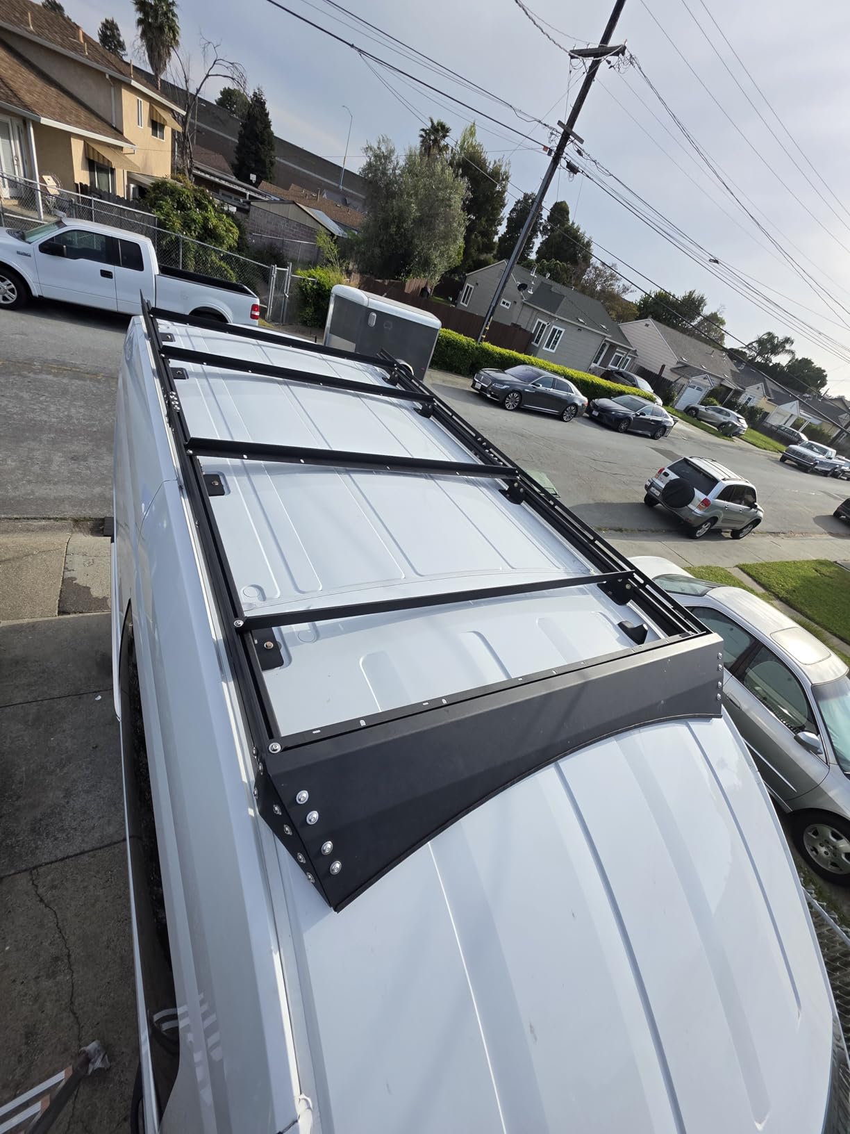 StarONE Adjustable Solar Van Roof Rack fit for Ford Transit 148