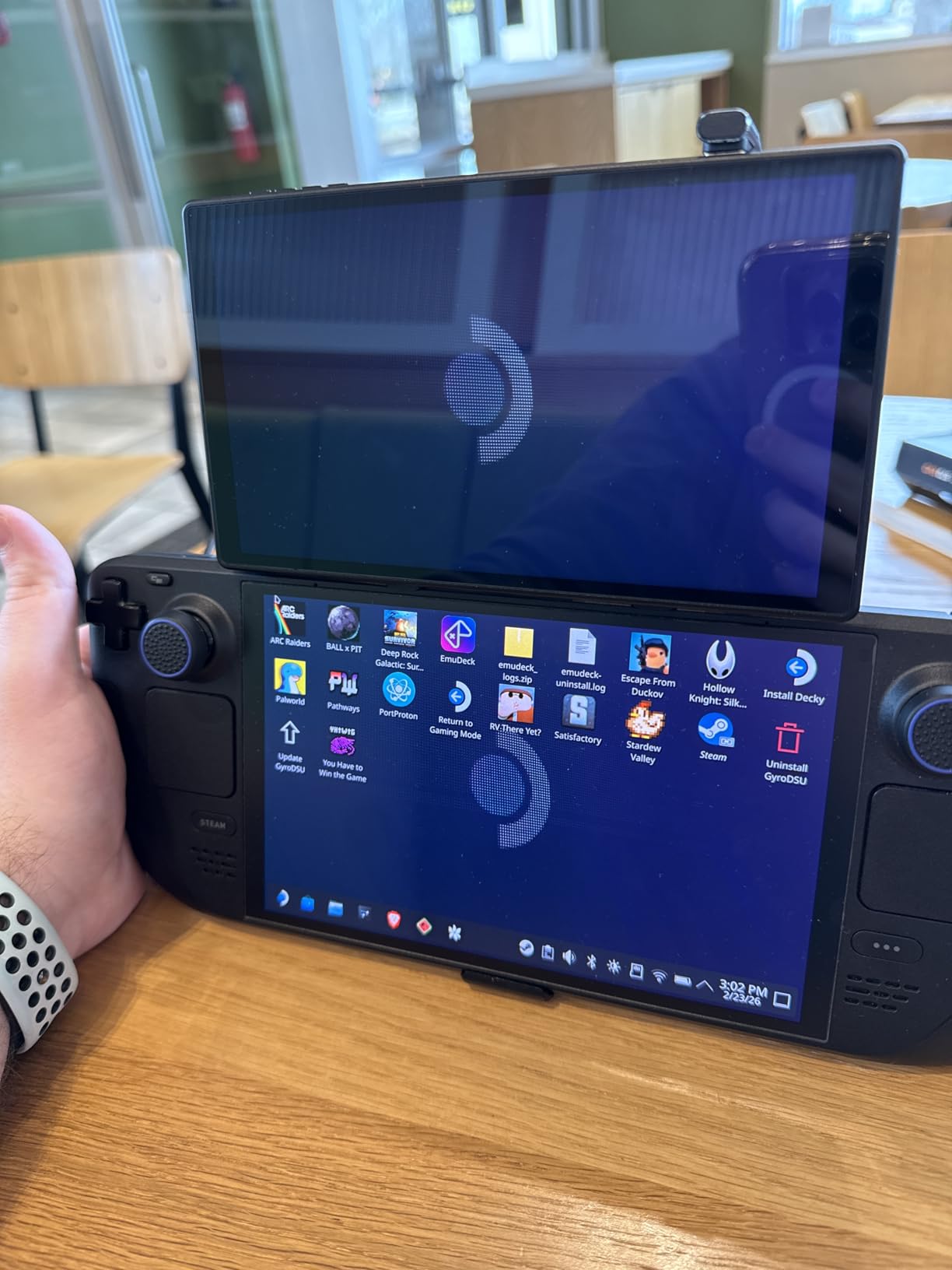 PeakDo 7 inch Portable Touchscreen, Mini 1080P 60Hz USB C HDMI Monitor, Ultra Thin Lightweight IPS LCD Display Second Screen for Gaming, Working, PS5, Xbox, Laptop, PC customer photo 1
