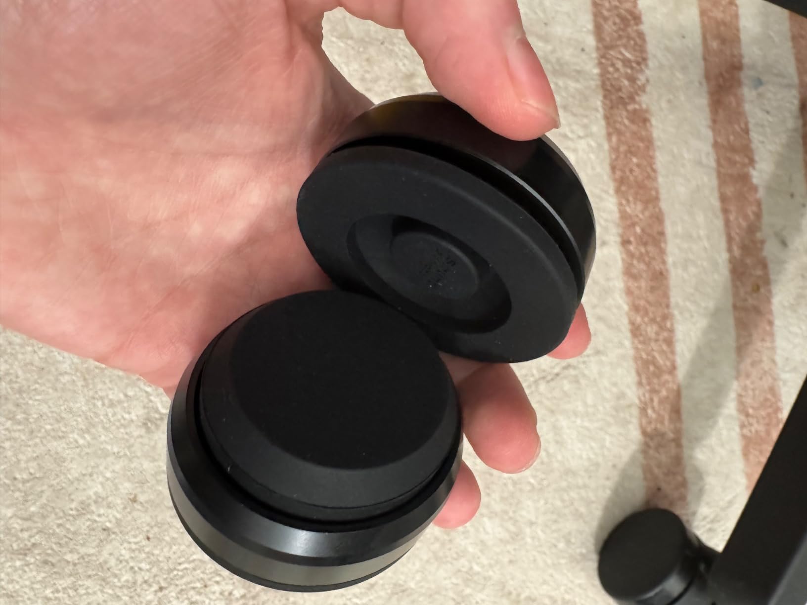 Sound Addicted subPods Subwoofer Isolation Feet, 4PCs - Enhance Sound Clarity and Prevent Vibrations for Home and Studio Subwoofers customer photo 1