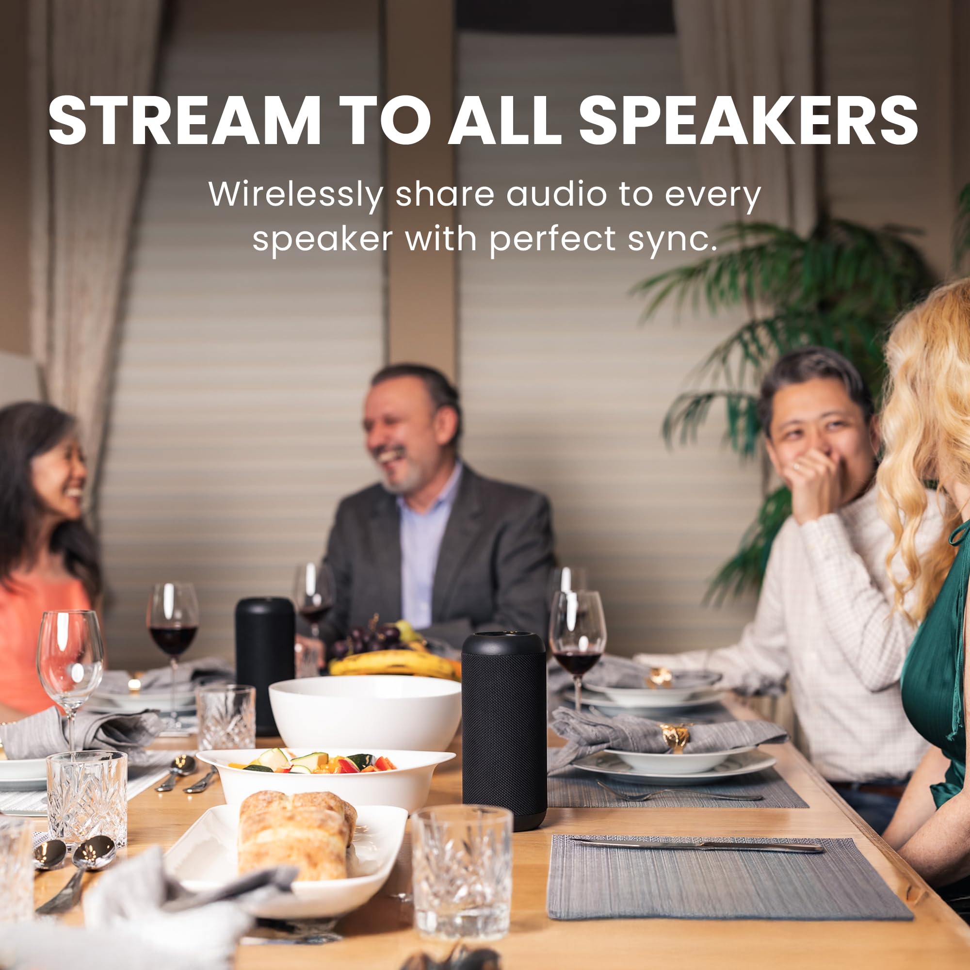 Avantree Harmony 2 - Multi-Room Wireless Speaker System with Bluetooth & Wired Inputs, Easy Setup, Expandable, 30ms Low-Latency Sync for Whole-Home, Meeting Rooms & Small Indoor Events customer photo 2
