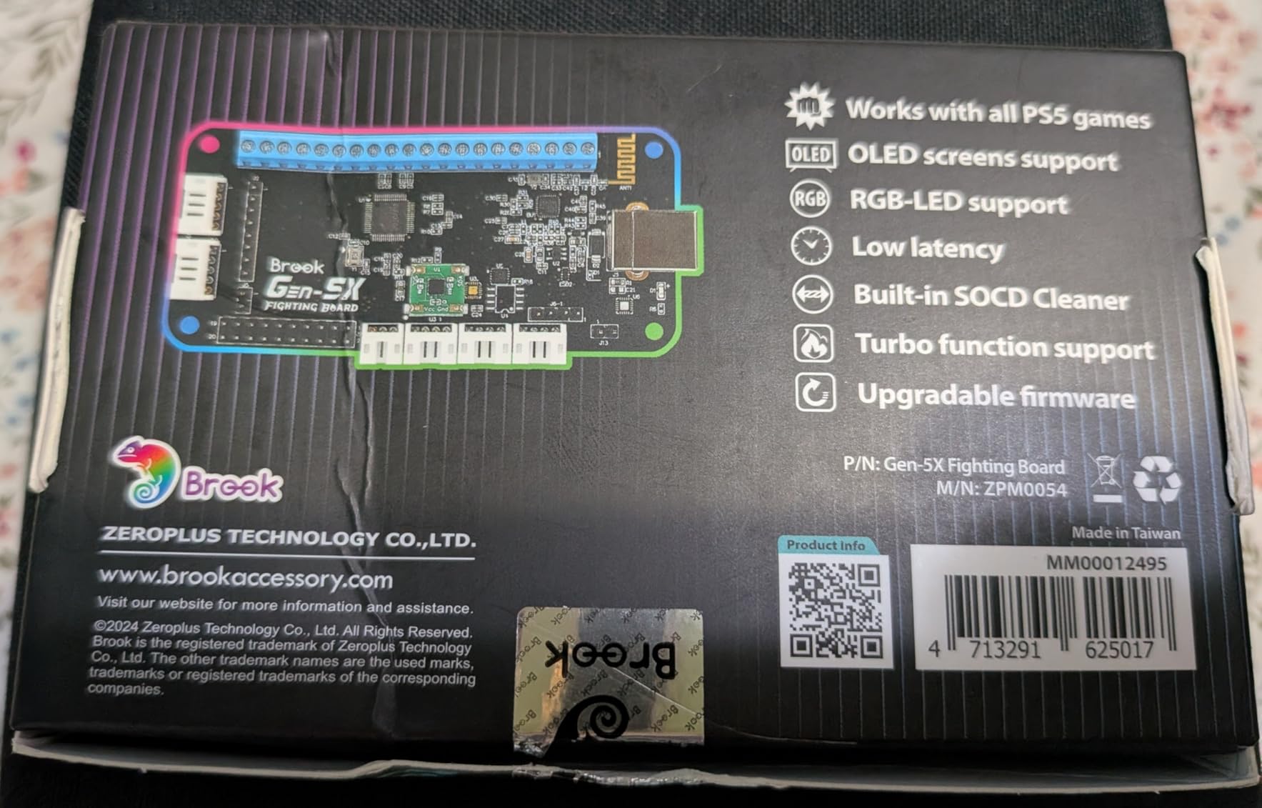 Brook Gen5X Fighting Board - Ultimate Multi-Platform Supports PS5, XB Series, XS, NS and PC - Lightning-Fast Response Times for Fighting Gaming customer photo 2