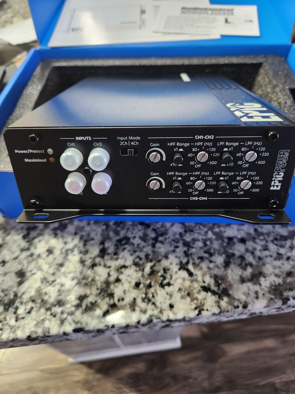 AudioControl EPICFIVE 5-Channel Amplifier Car Audio 1100W RMS, Compact Digital Class D, Includes Bass Knob, High/Low Pass & Subsonic Filter, Epic Bass Boost, Smart Auto Protection, Epicenter Link customer photo 2