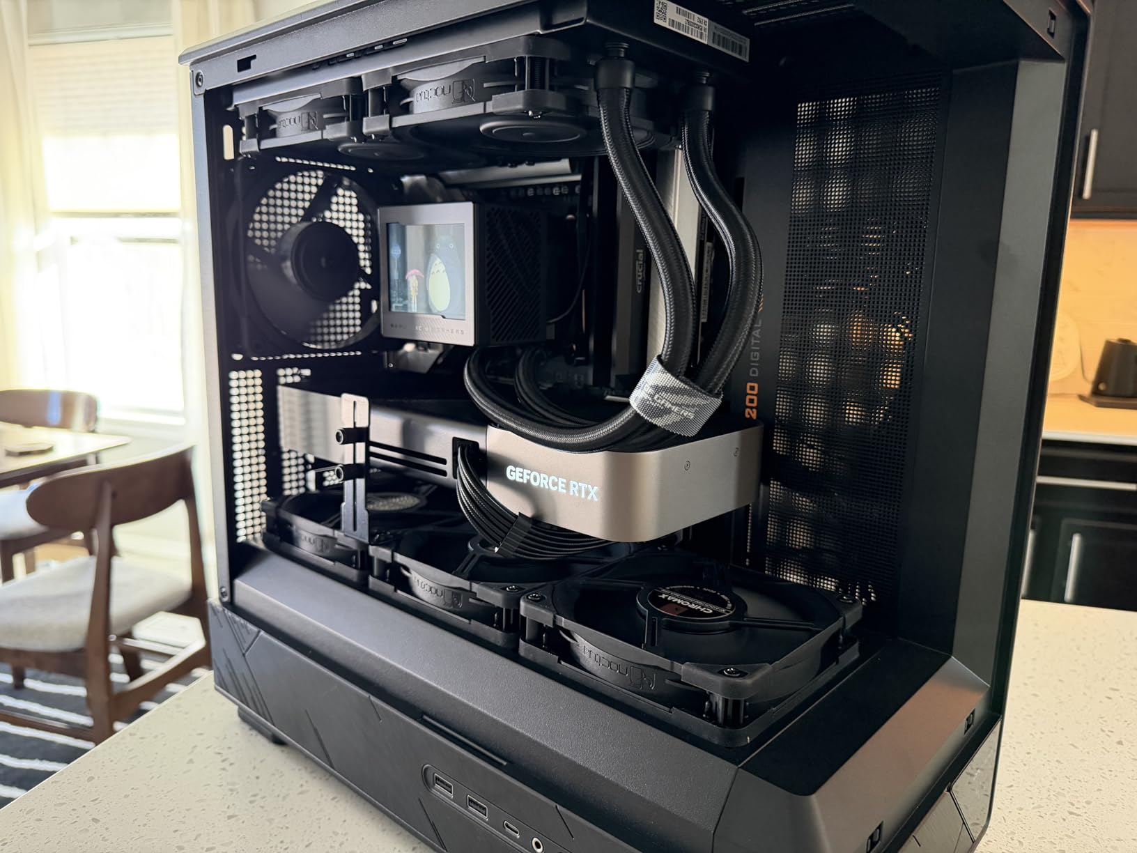ROG RYUJIN III 360 ARGB EXTREME all-in-one AIO CPU liquid cooler, AMD Ryzen 9000 & Intel Core Ultra Ready, Asetek Gen8 V2 pump; high airflow static pressure magnetic fans; customizable 3.5