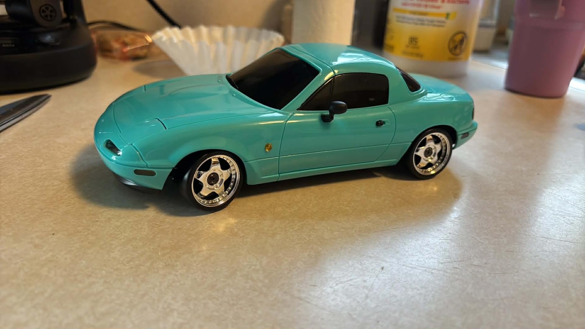 RC Drift Car 1/18 Scale LDRC Drift Car with Gyro Hobby RC Car for Adult RWD Drifting 2.4 GHz Gyroscope Proportional Throttle Steering Metal Drive Shafts Blinking Headlights LD1804 customer photo 1
