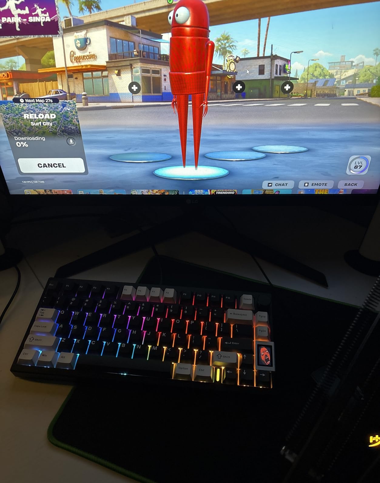 YUNZII AL80 Wireless Mechanical Keyboard, Full Aluminum CNC, Smart LCD Display, Hot Swappable Gasket Mount 75% Layout with Knob, BT/2.4G/USB-C, QMK/VIA Support for Win/Mac (Black, Cocoa Cream V2 Switch) customer photo 1