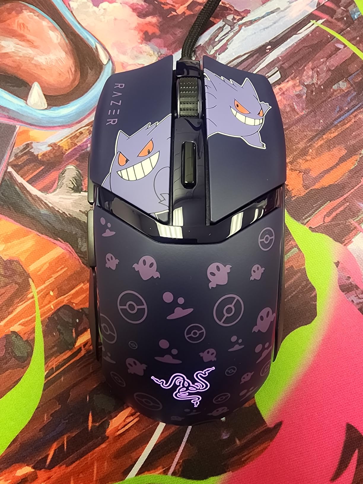 Razer Cobra Wired Gaming Mouse: 58g Lightweight - Gen-3 Optical Switches - Chroma RGB Lighting Underglow - Precise 8500 DPI Optical Sensor - 100% PTFE Mouse Feet - Speedflex Cable - Minecraft Edition customer photo 1