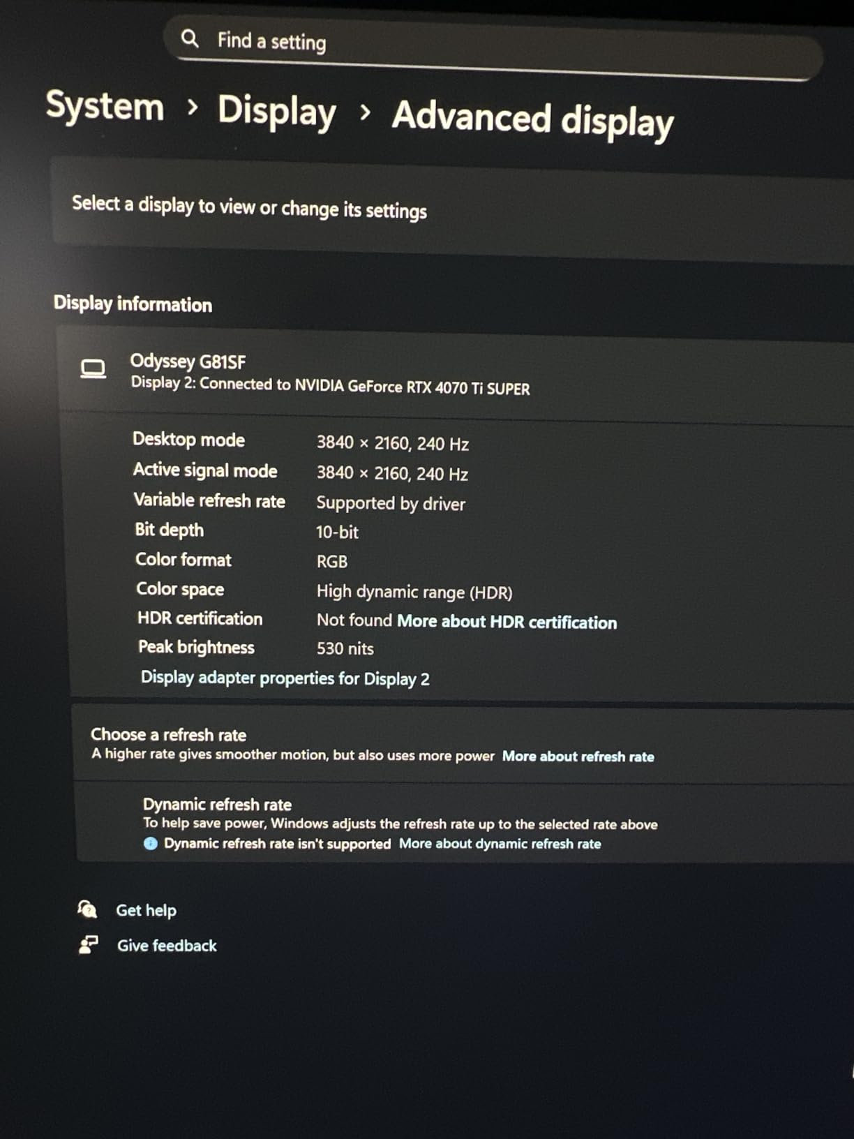 Samsung 32 Odyssey QD-OLED G8 (G81SF), 4K, 240Hz, Gaming Monitor, 0.03ms Response Time, DisplayHDR True Black 400, AMD FreeSync Premium Pro, G-Sync Compatible, 3 Yr Warranty, LS32FG810SNXZA, 2025 customer photo 1