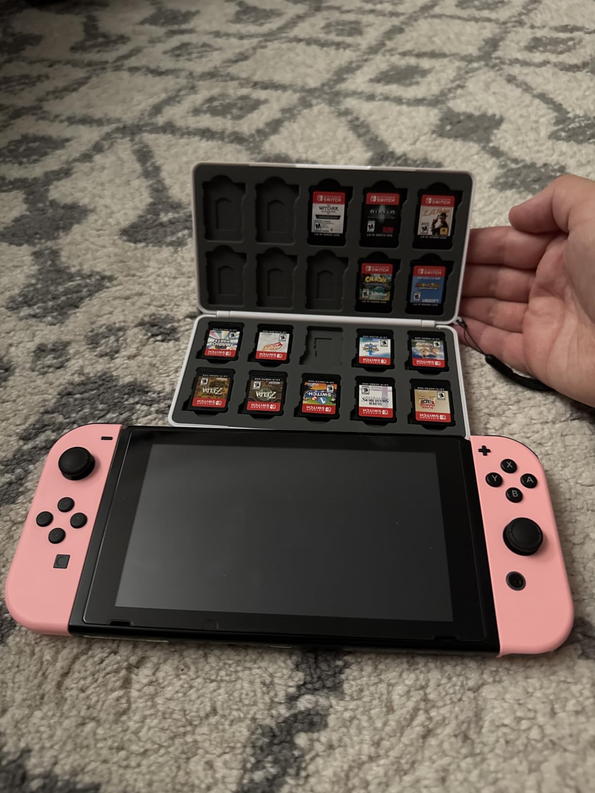 Klipdasse Game Card Storage Case for Nintendo Switch, 12 Game Card Slots & 12 Micro SD Card Slots, Protective Travel Holder, Hard Shell, Soft Silicone Lining, Magnetic Closure customer photo 2