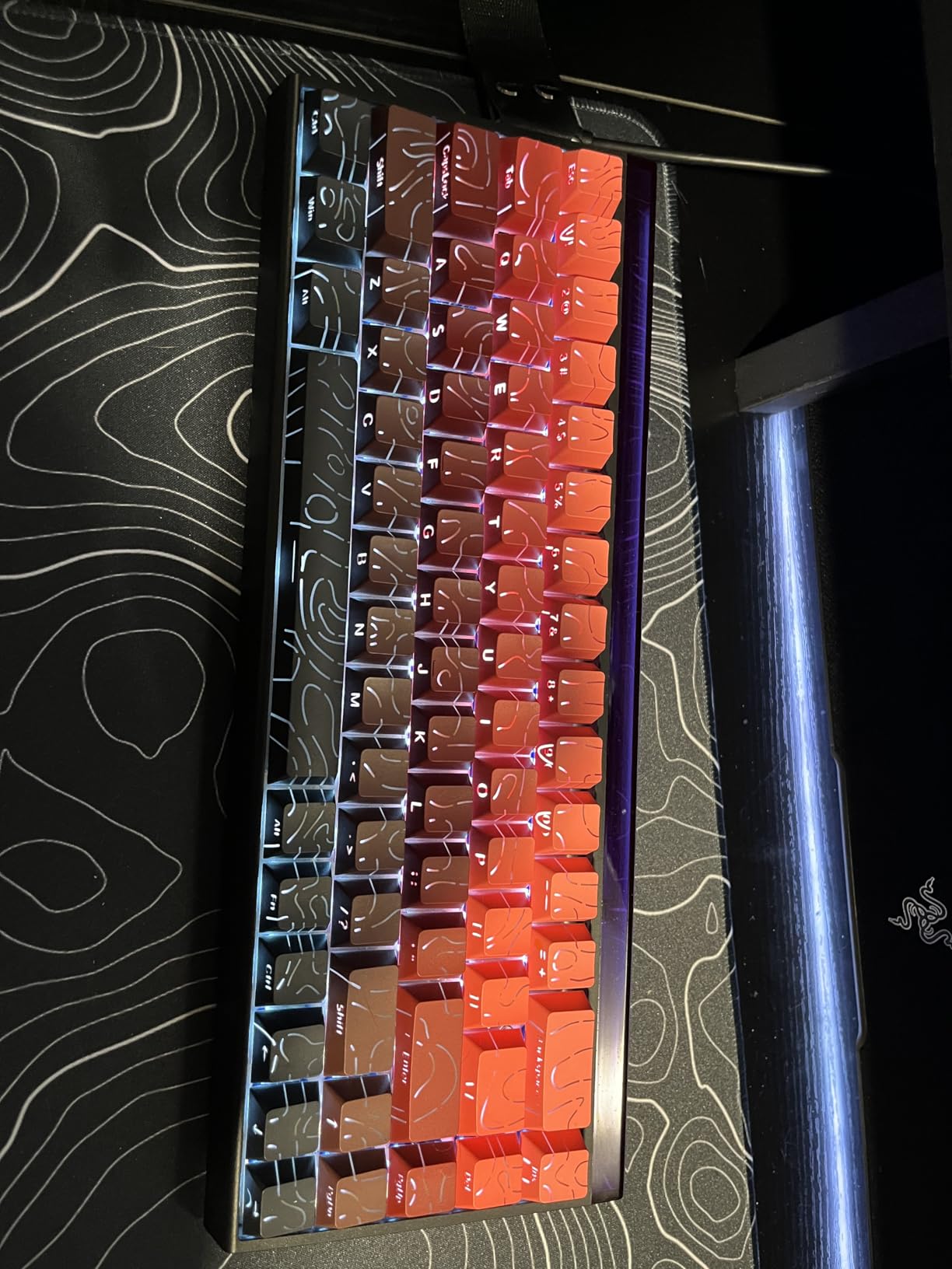 AULA Hero 68 HE 60% Gaming Keyboard Wired, Hall Effect Magnetic Switch Keyboard with 8K Hz Polling Rate, Side Printed PBT Keycaps, RGB Light Box, Customizable Web Software for PC/Mac Gamers customer photo 1
