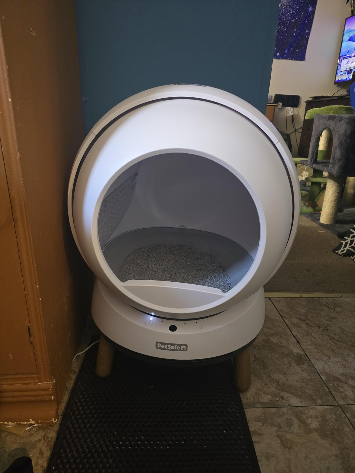 PetSafe ScoopFree SmartSpin Self-Cleaning Cat Litter Box, Black - Advanced Odor Control, App Controlled with Health Monitoring, Works with Any Litter, Up to 2 Weeks of Hands-Free Cleaning customer photo 1