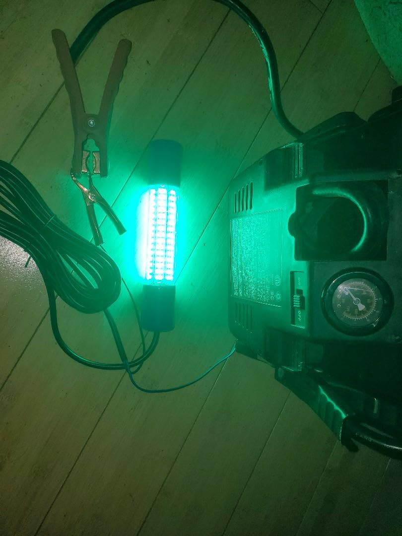 18W Underwater Fishing Light, IP68 Waterproof DC 12-24V LED Fish Bait Light Submersible Finder Attractants Lamp customer photo 2