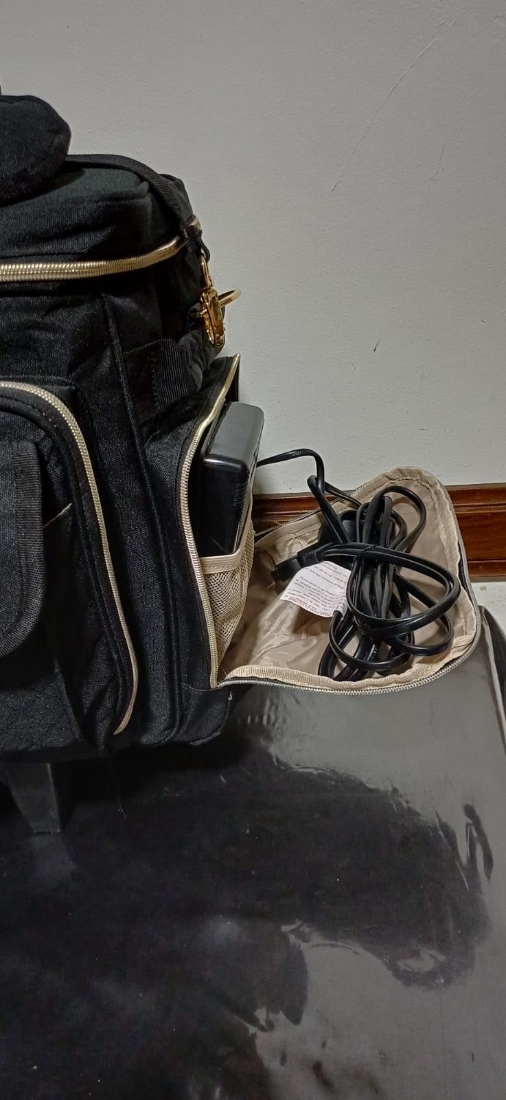 LUXJA Rolling Sewing Machine Case with Multiple Pockets, Sewing Machine Bag with Wheels customer photo 2
