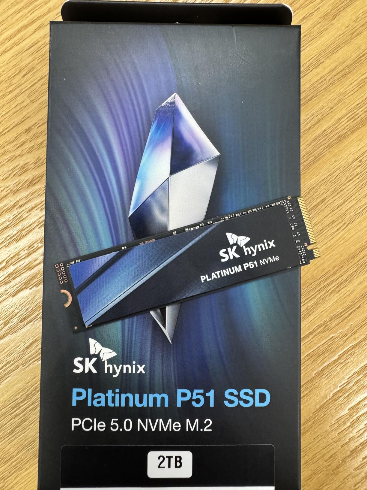 SK Hynix Platinum P51 1TB PCIe Gen5 NVMe M.2 2280 Internal SSD I Up to 14,700 MB/s Read, 13,400 MB/s Write I Powered by 238-Layer NAND Flash customer photo 1
